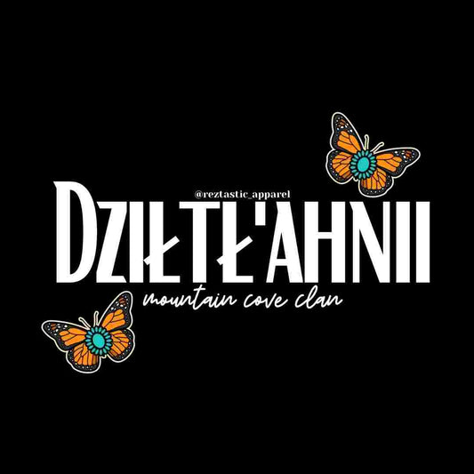 Dziłtł'ahnii- Mountain Cove Clan- Cluster Butterflies- T-Shirt