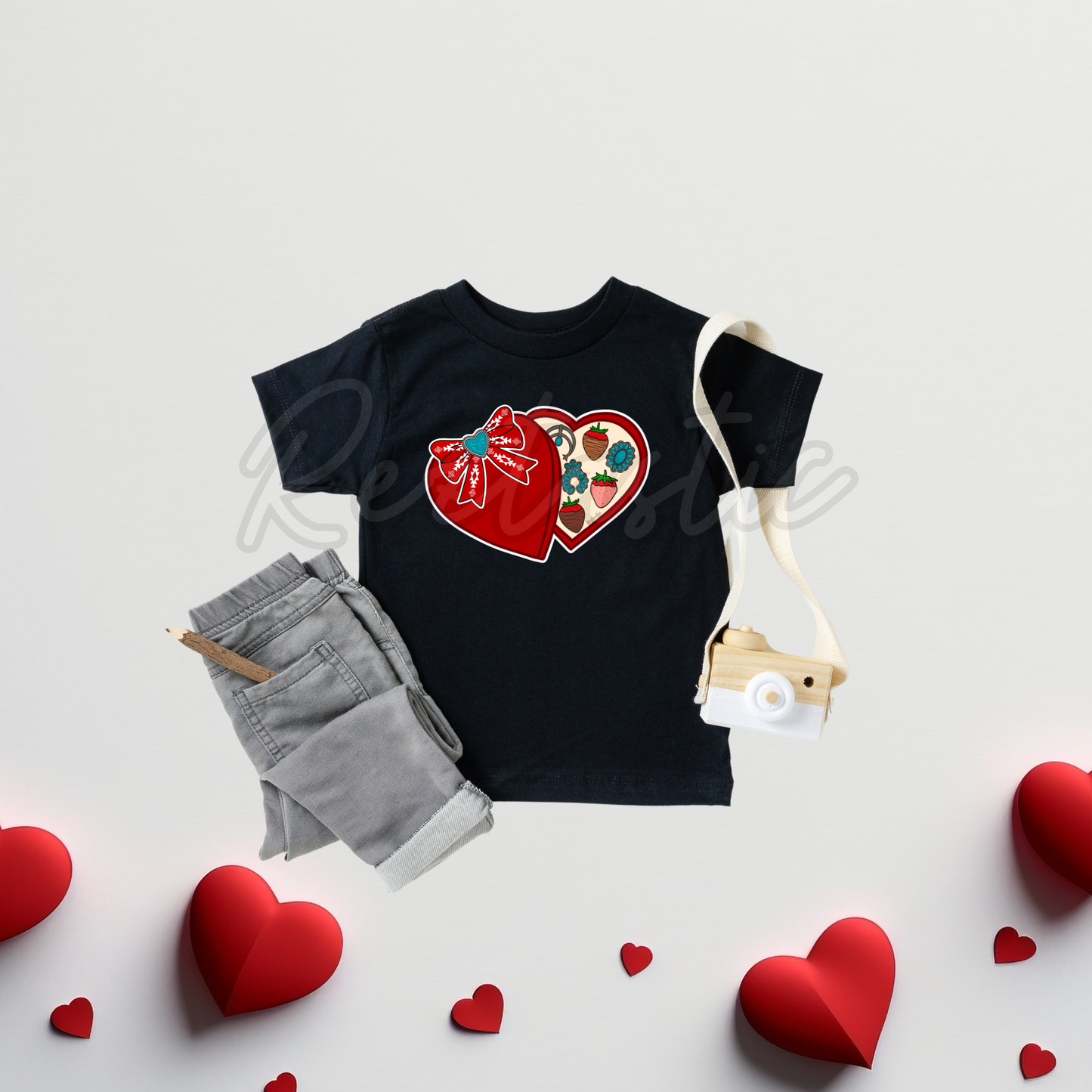 Oh Shí Heart Box- T-Shirt- Toddlers