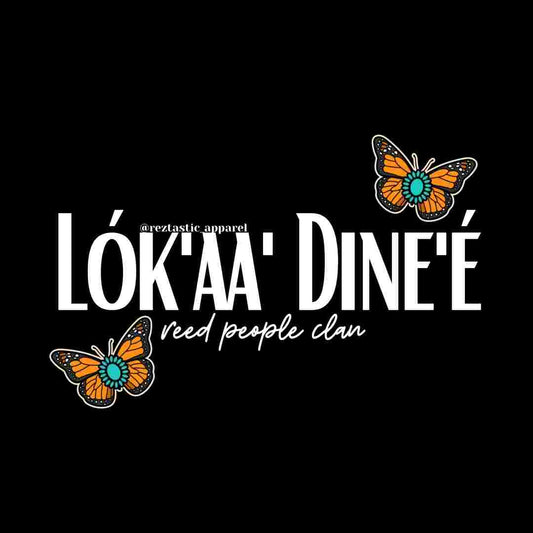 Lók'aa' Dine'é- Reed People Clan- Cluster Butterflies- T-Shirt