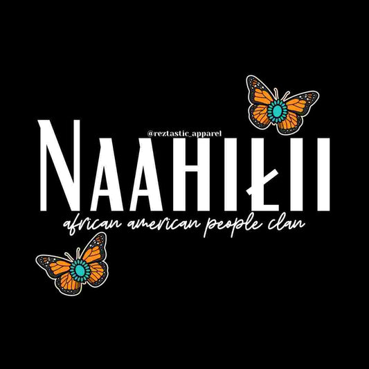 Naahiłii- African American- Cluster Butterflies- T-Shirt