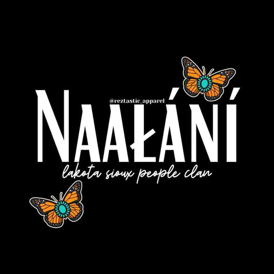 Naałani- Lakota Sioux People- Cluster Butterflies- T-Shirt