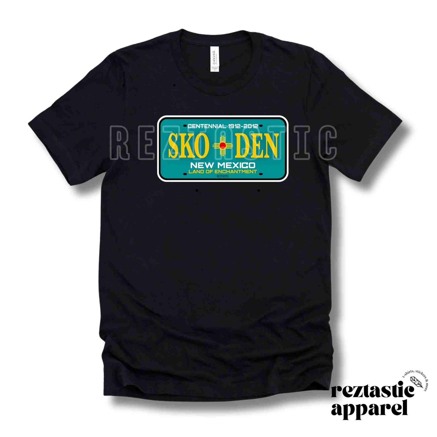Skoden- License Plate T-Shirt- Adults