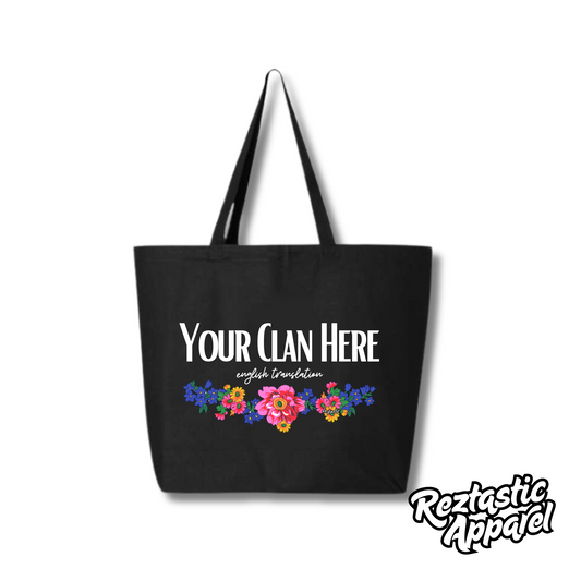 Clan Tote Bag- Floral Scarf