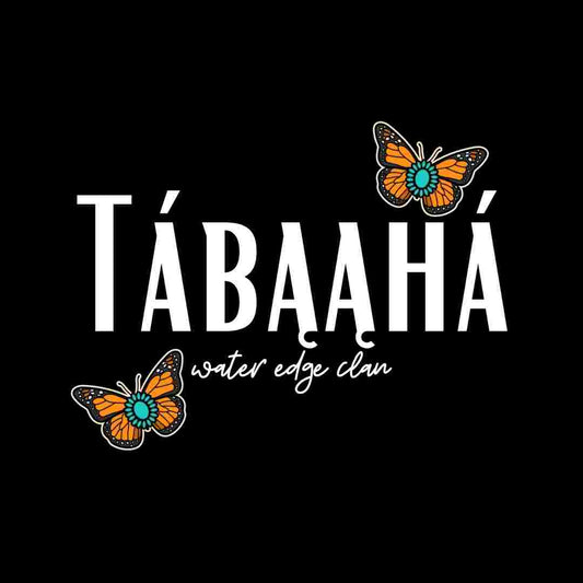 Tábąąhá - Water Edge Clan- Cluster Butterflies- T-Shirt