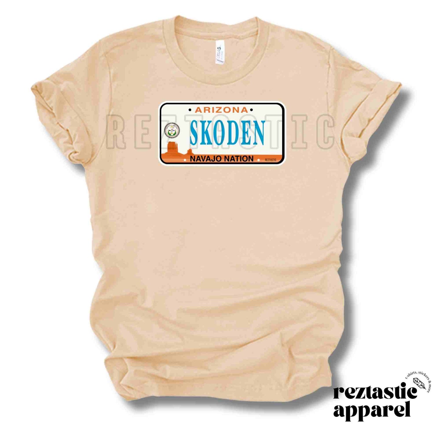 Skoden- License Plate T-Shirt- Adults