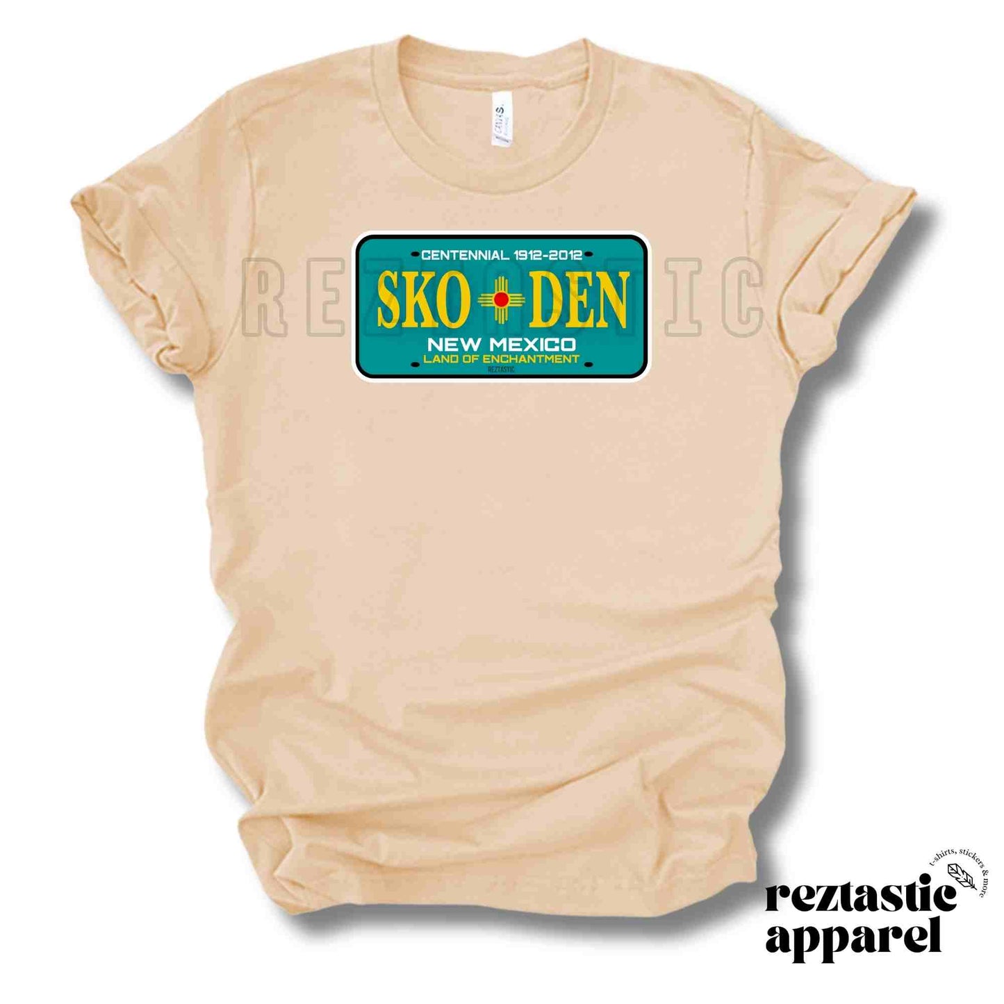 Skoden- License Plate T-Shirt- Adults