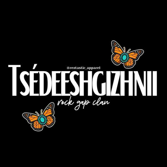 Tsédeeshgizhnii- Rock Gap Clan- Cluster Butterflies- T-Shirt