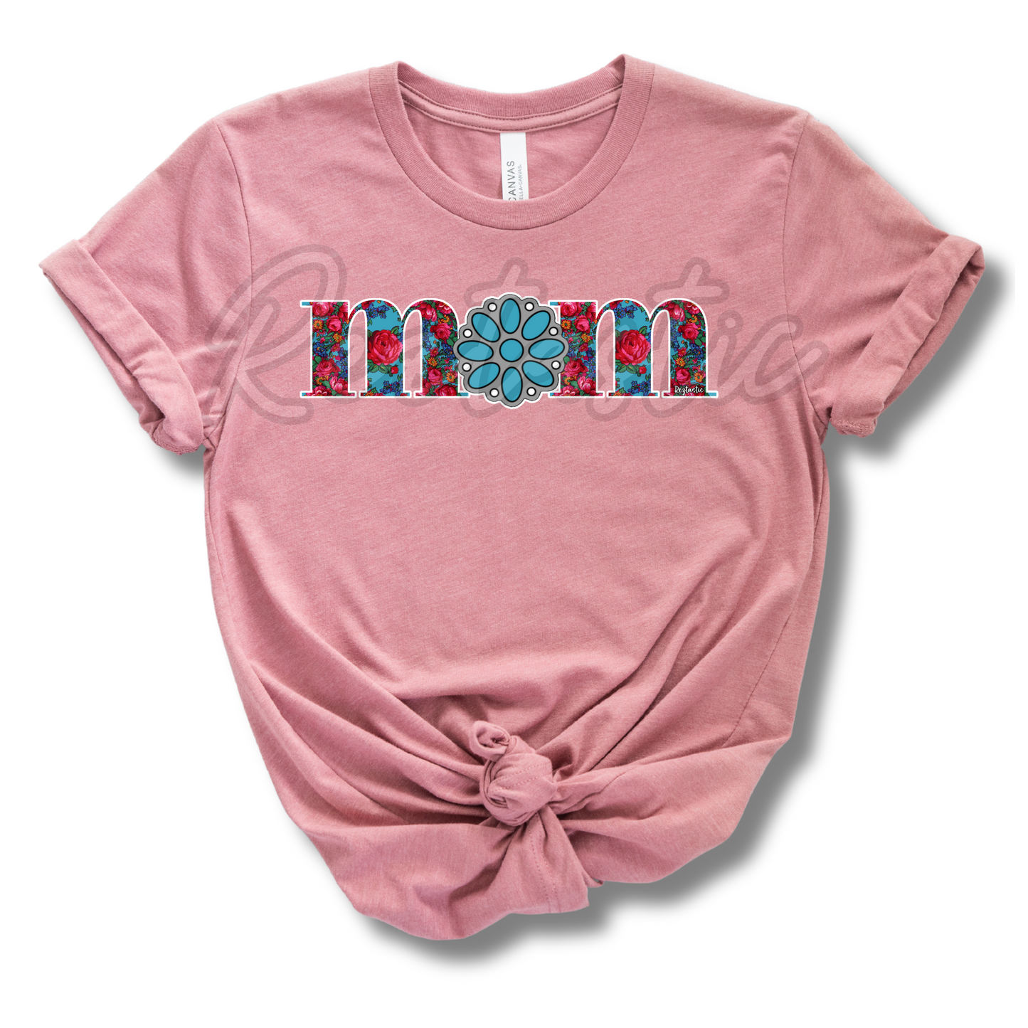 Turquoise Mom - T-Shirt - Adult