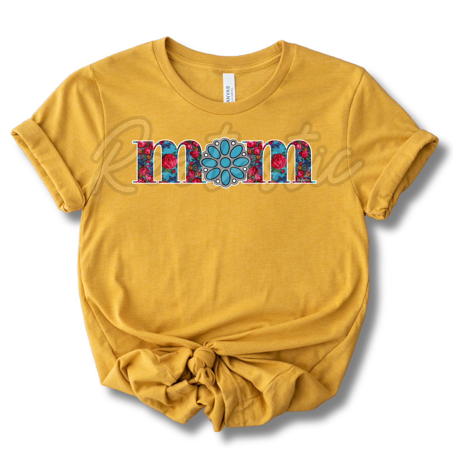 Turquoise Mom - T-Shirt - Adult