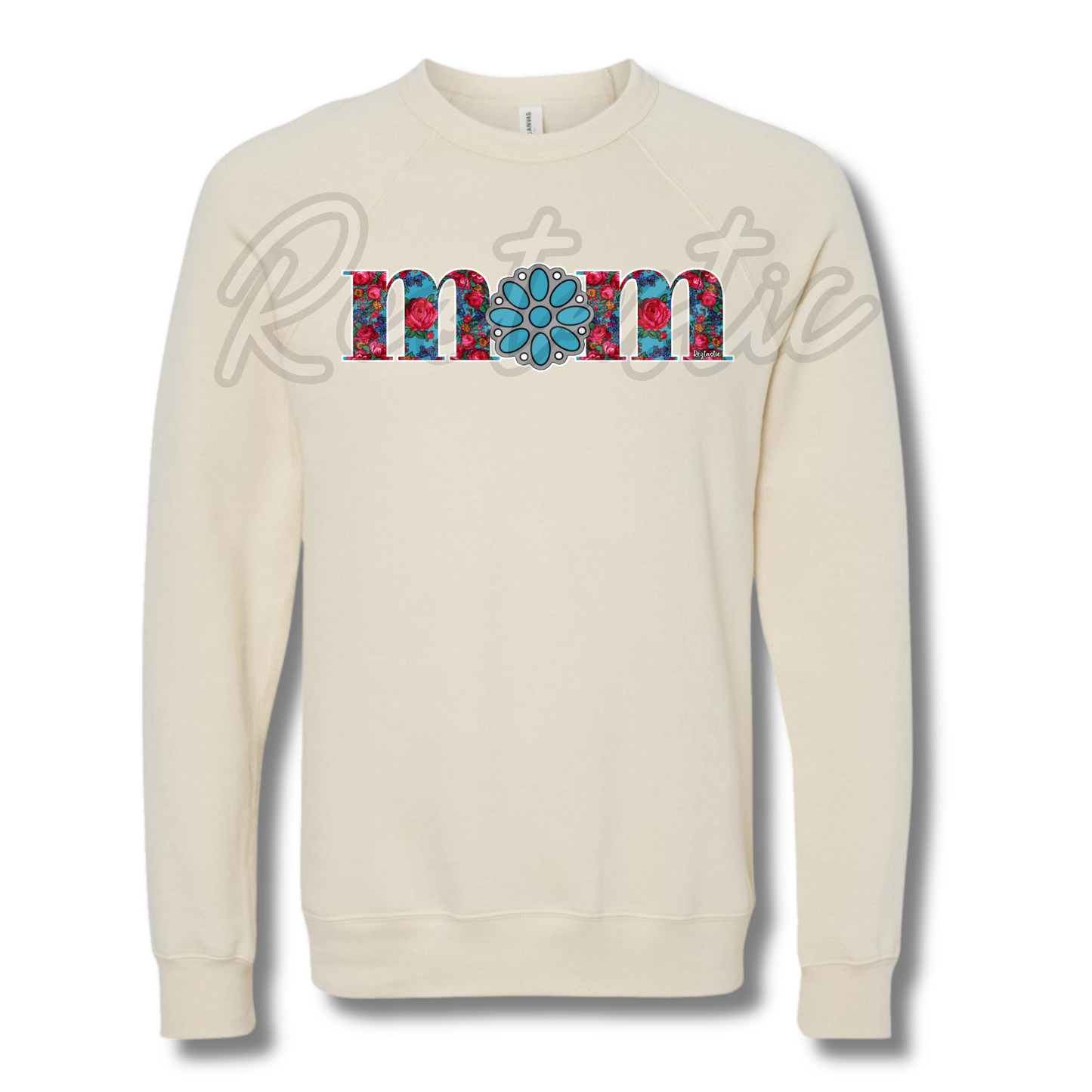 Turquoise Mom - Crewnecks