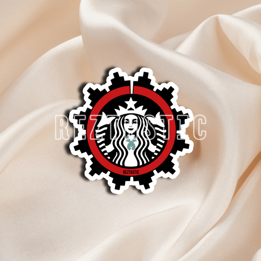 Traditional Basket Asdzáán Starbuck- Sticker