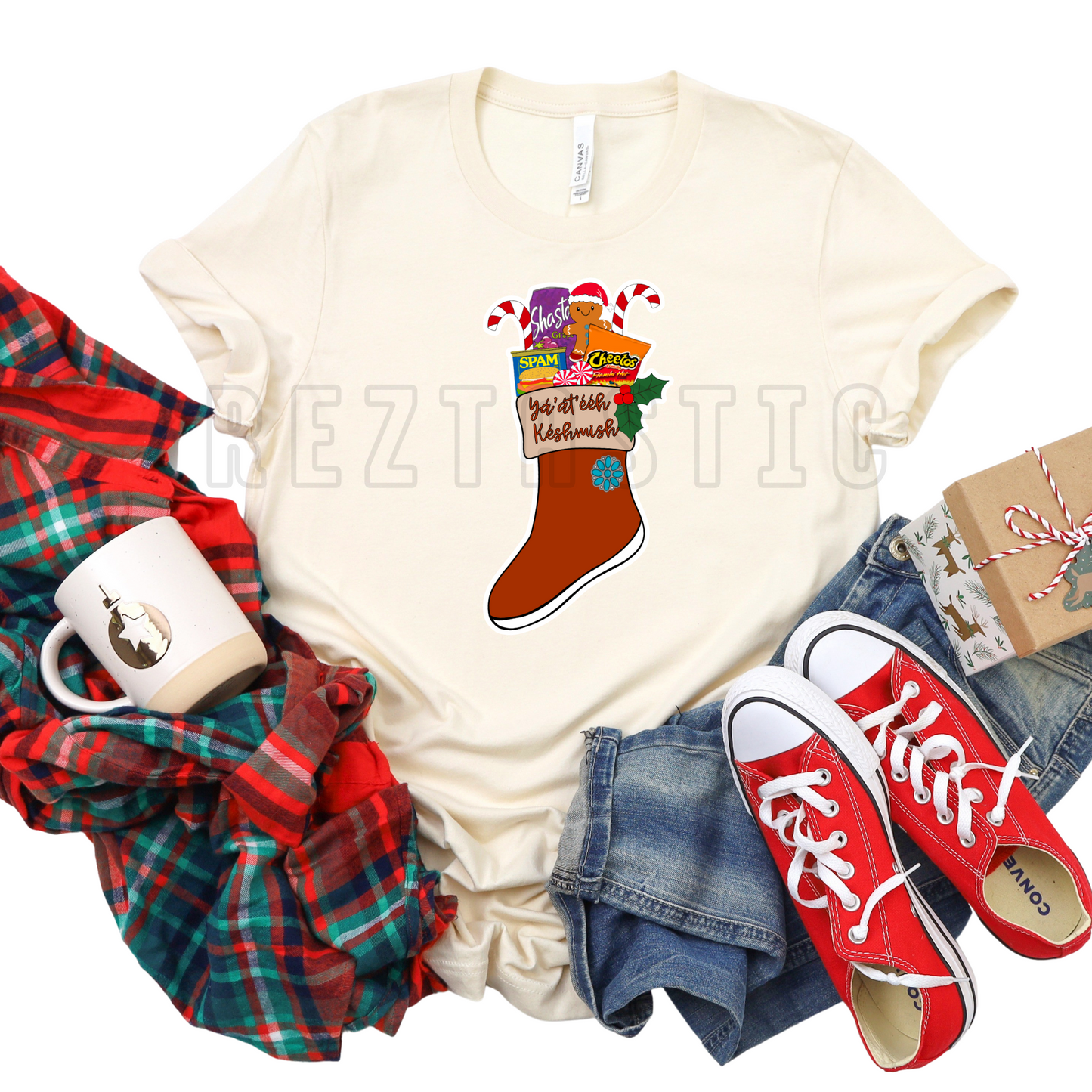 Késhmish Mocs Stocking- T-shirt- Adults