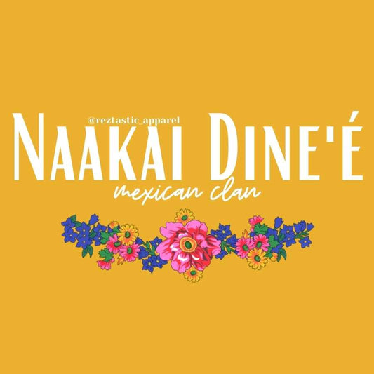 Naakai Dine'é- Mexican Clan- Floral Scarf- T-Shirt