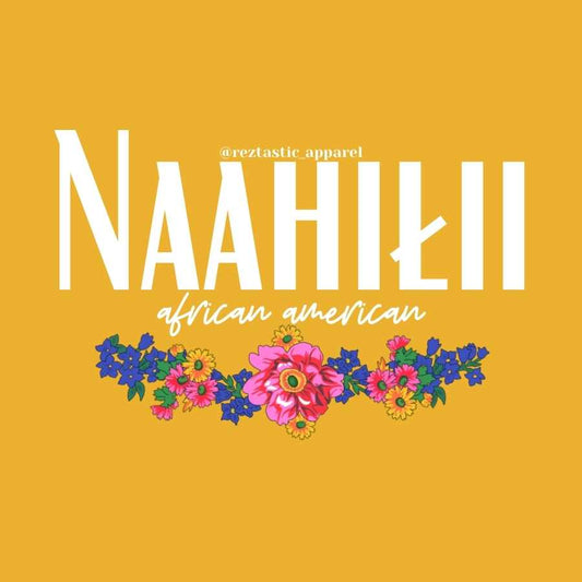 Naahiłii- African American- Floral Scarf- T-Shirt