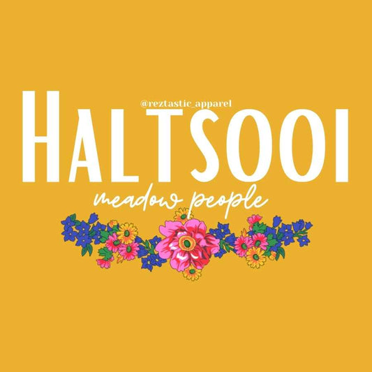 Haltsooi- Meadow People Clan- Floral Scarf- T-Shirt