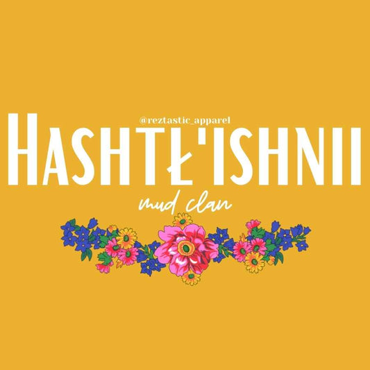 Hashtł'ishnii- Mud Clan- Floral Scarf- T-Shirt