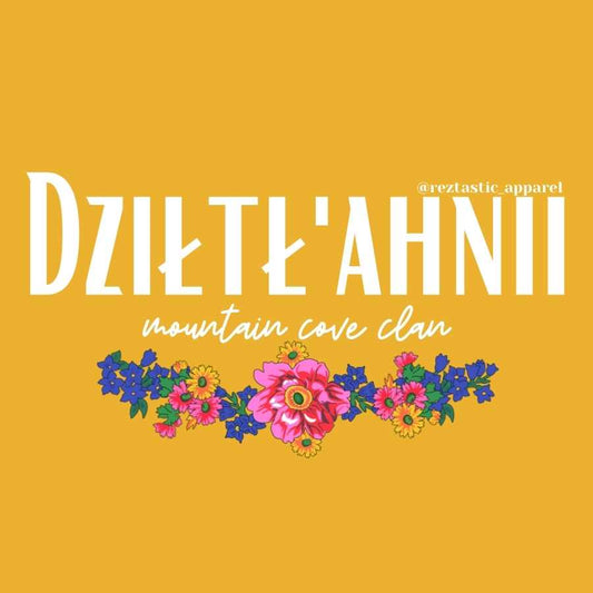 Dziłtł'ahnii- Mountain Cove Clan- Floral Scarf- T-Shirt