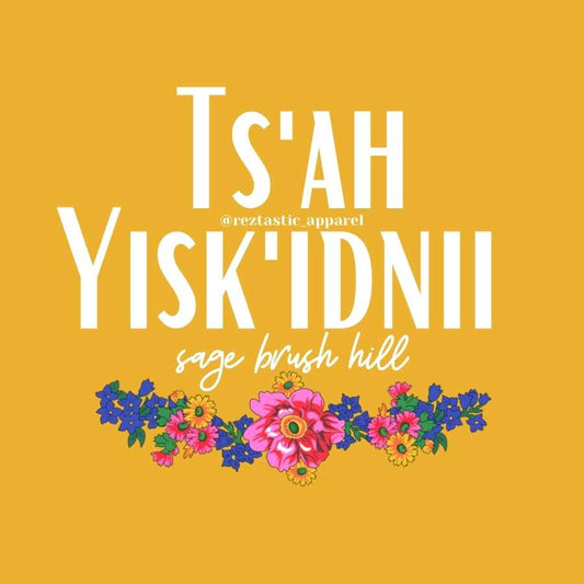 Ts'ah Yisk'idnii- Sage Brush Hill Clan- Floral Scarf- T-Shirt