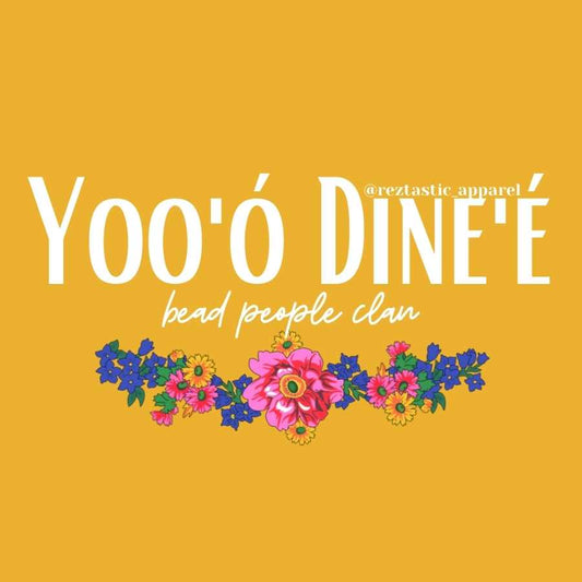 Yoo'ó Dine'é- Bead People Clan- Floral Scarf- T-Shirt