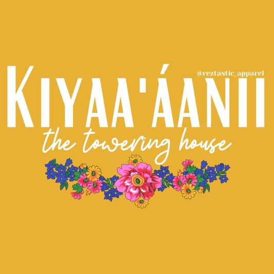 Kiyaa'áanii- The Towering House Clan- Floral Scarf- T-Shirt