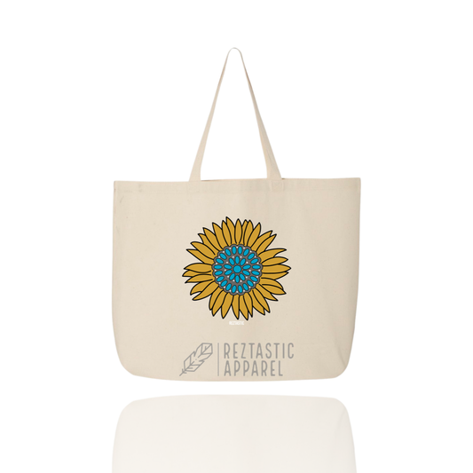 Sunflower Cluster Tote Bag