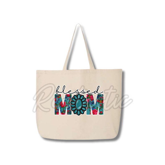 Blessed Mom- Tote Bag