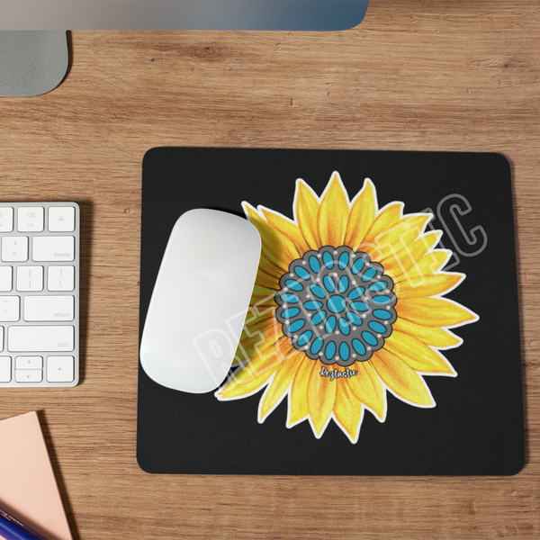 Sunflower Cluster - Mouse Pad – Reztastic Apparel LLC