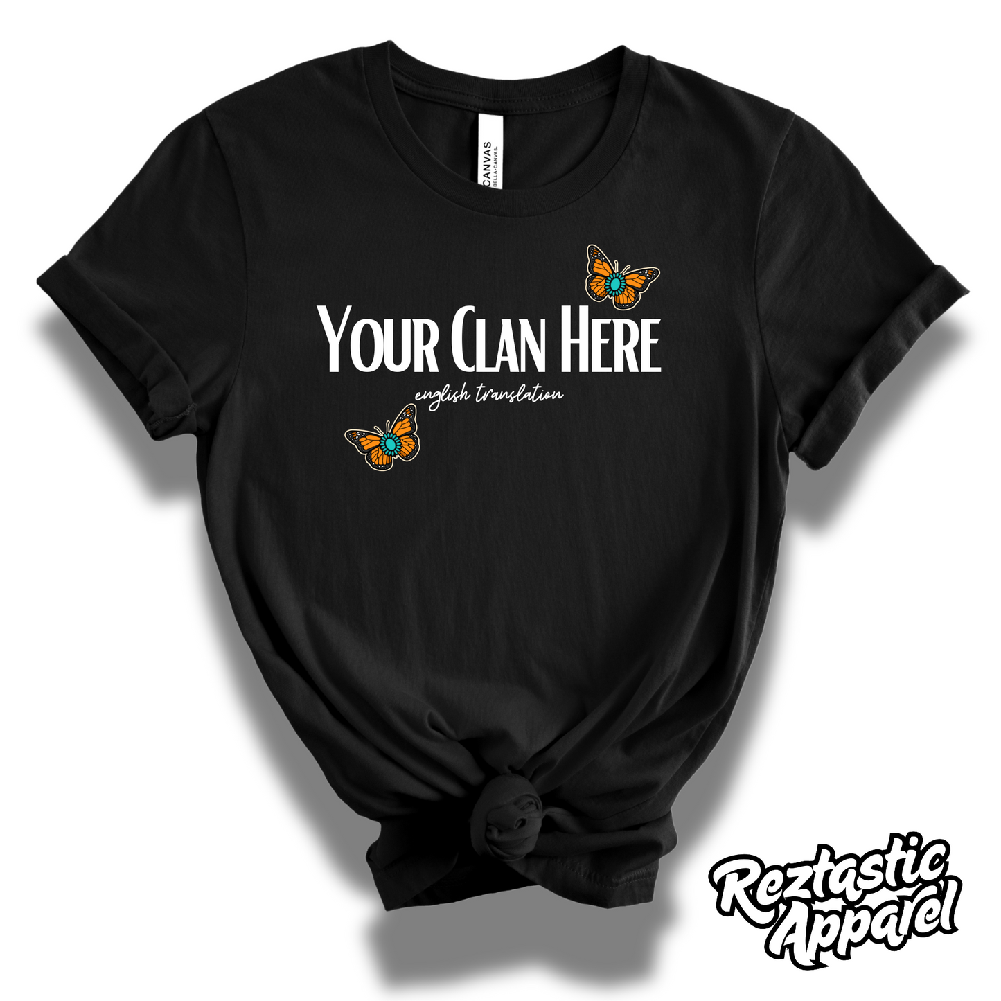 Bit'ahnii - Under His Cover Clan- Cluster Butterflies- T-Shirt