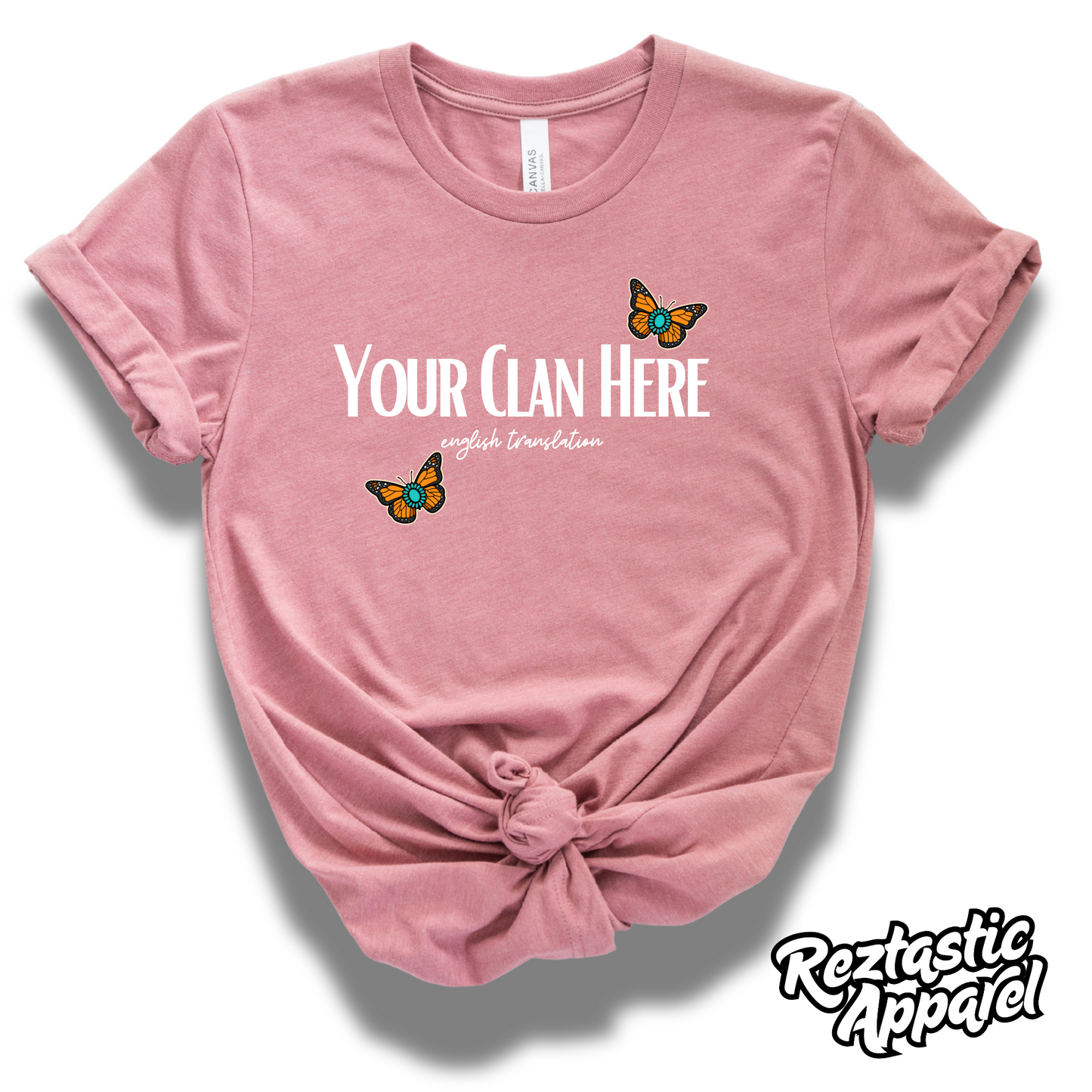 Bit'ahnii - Under His Cover Clan- Cluster Butterflies- T-Shirt