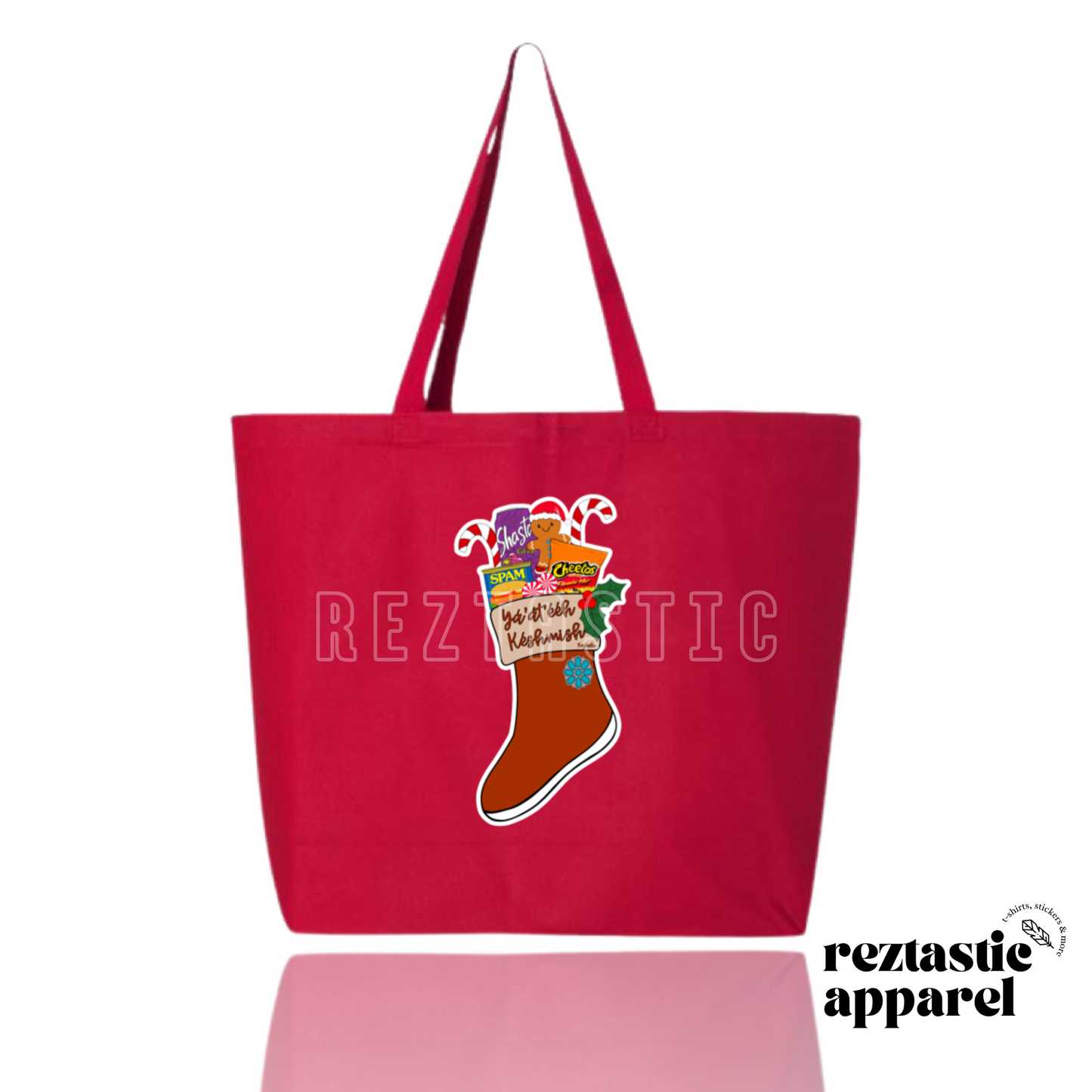 Késhmish Mocs Stocking- Tote Bag