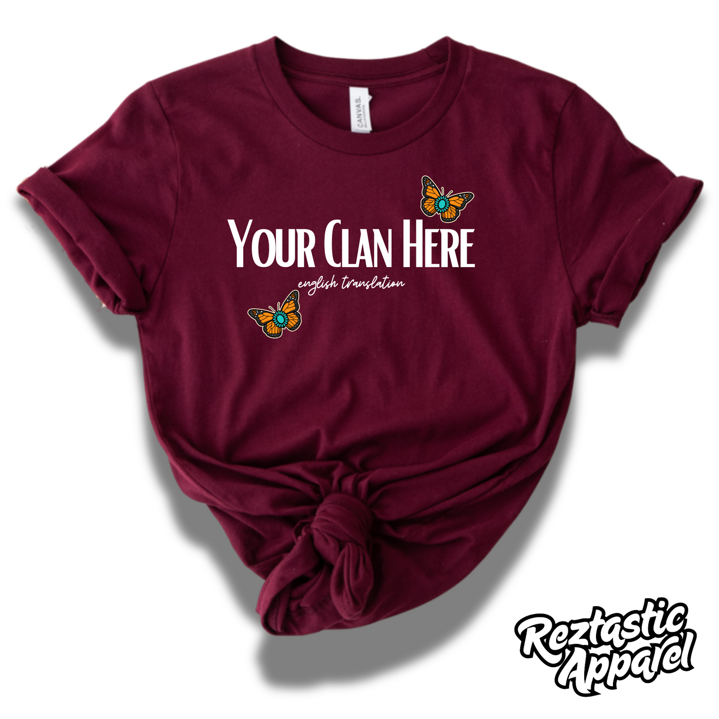 Bit'ahnii - Under His Cover Clan- Cluster Butterflies- T-Shirt
