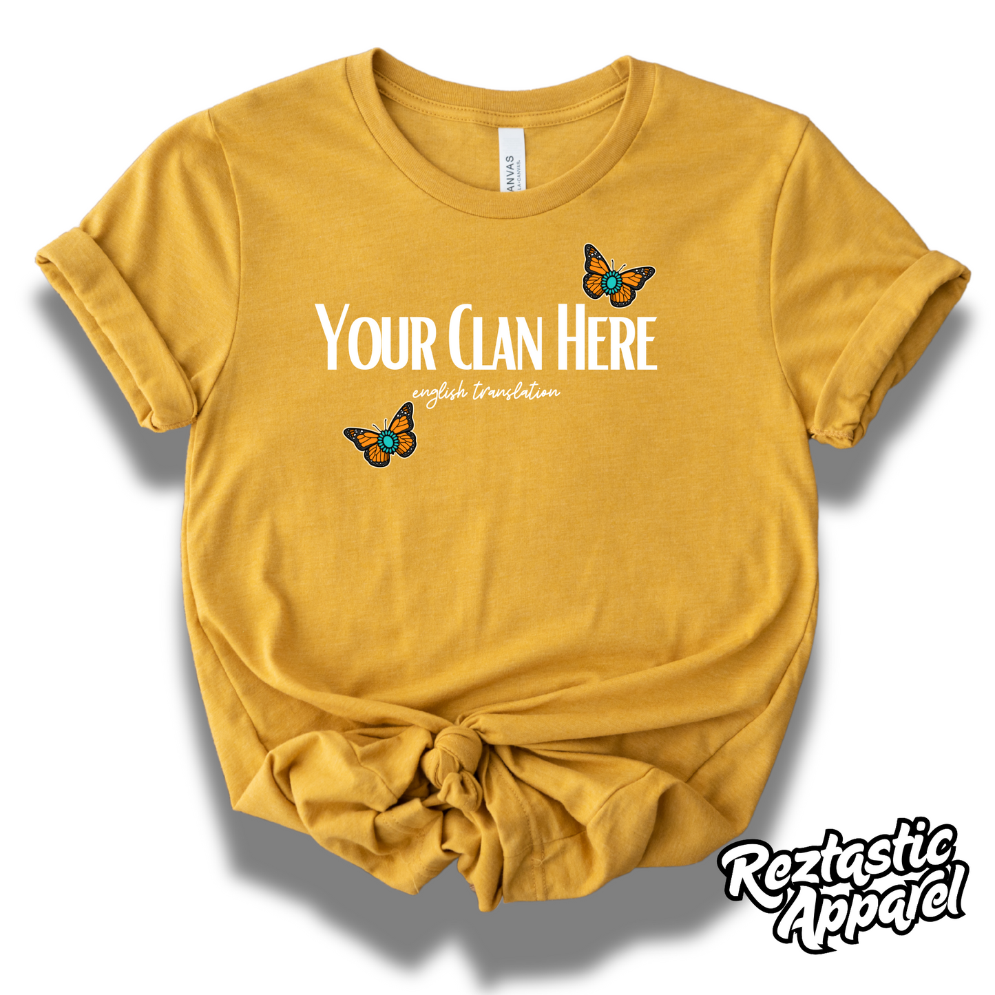 Bit'ahnii - Under His Cover Clan- Cluster Butterflies- T-Shirt