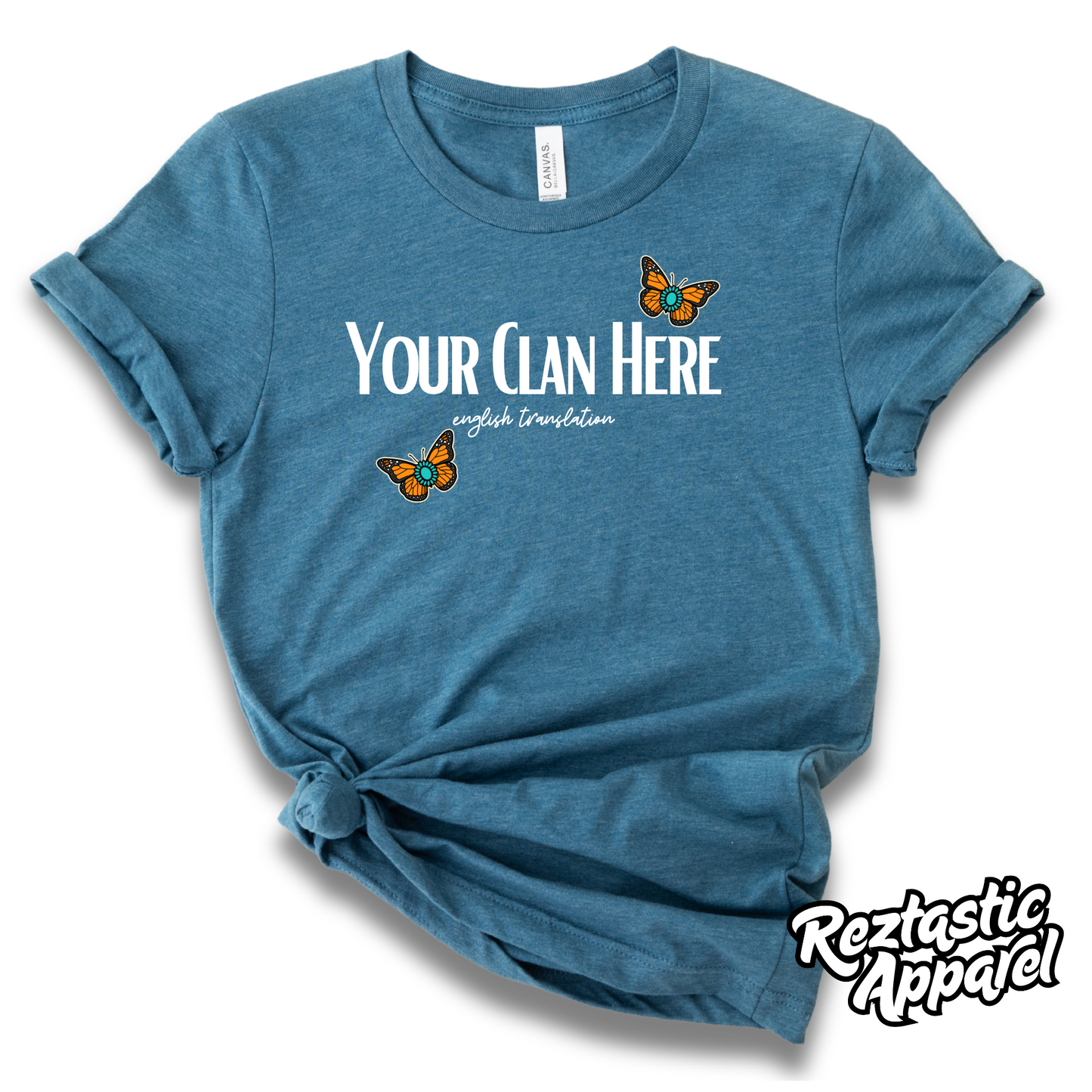 Bit'ahnii - Under His Cover Clan- Cluster Butterflies- T-Shirt