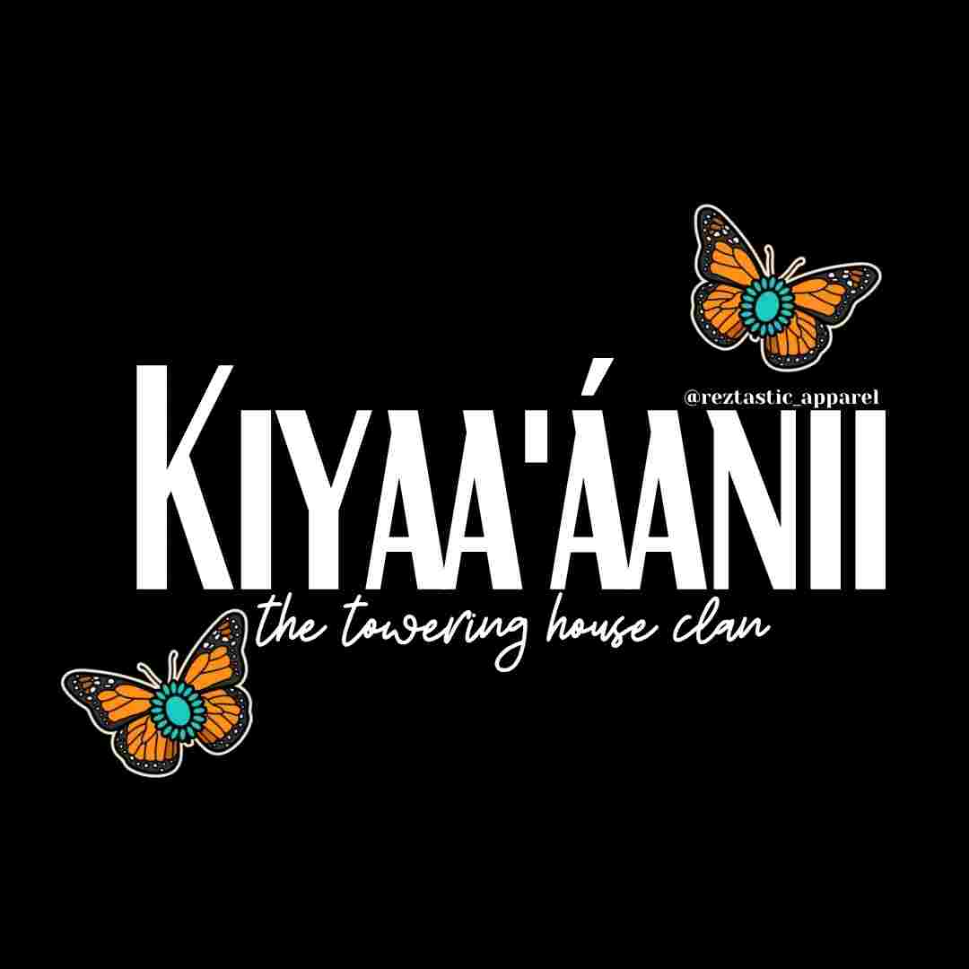 Kiyaa'áanii- The Towering House Clan- Cluster Butterflies- T-Shirt