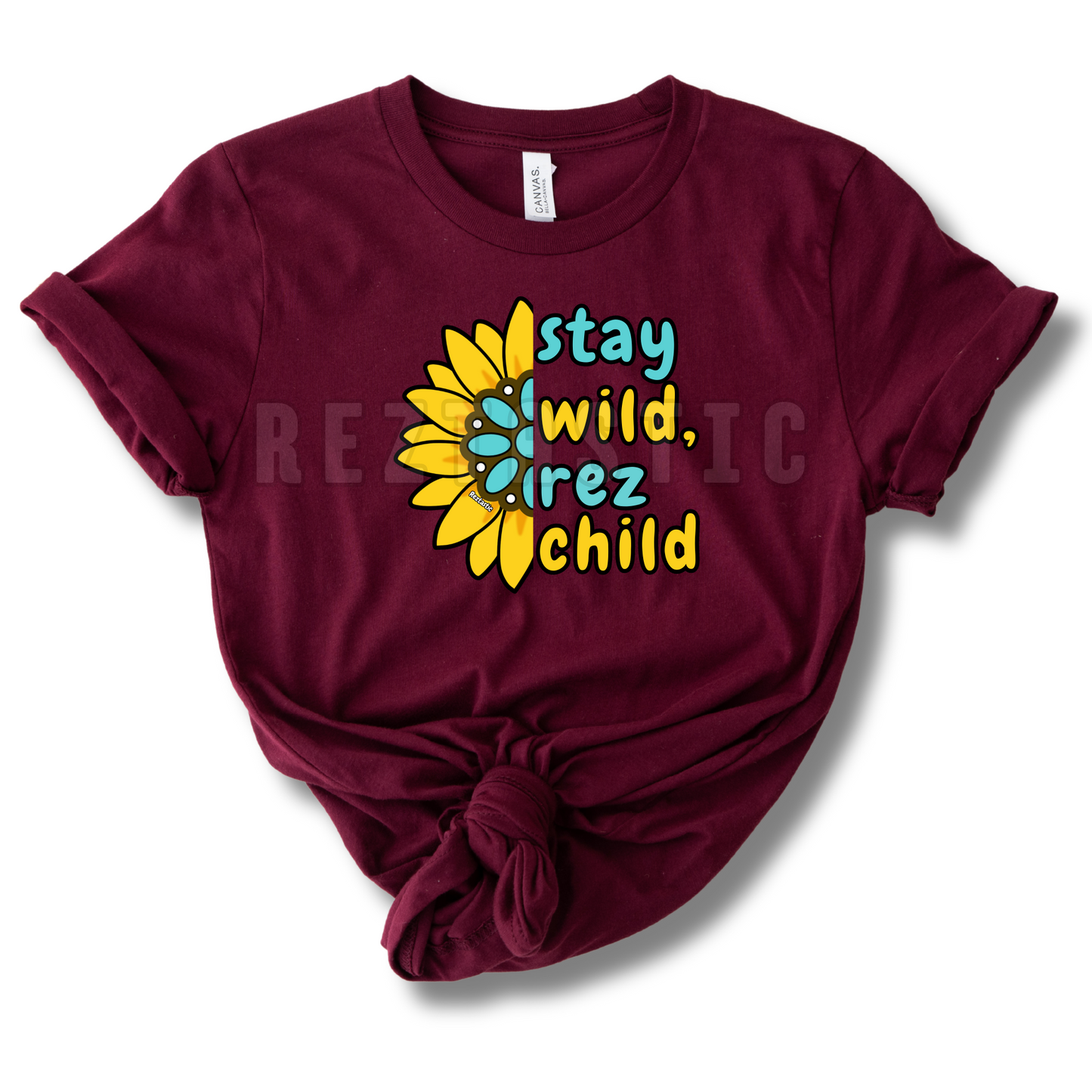 Stay Wild, Rez Child- T-Shirt