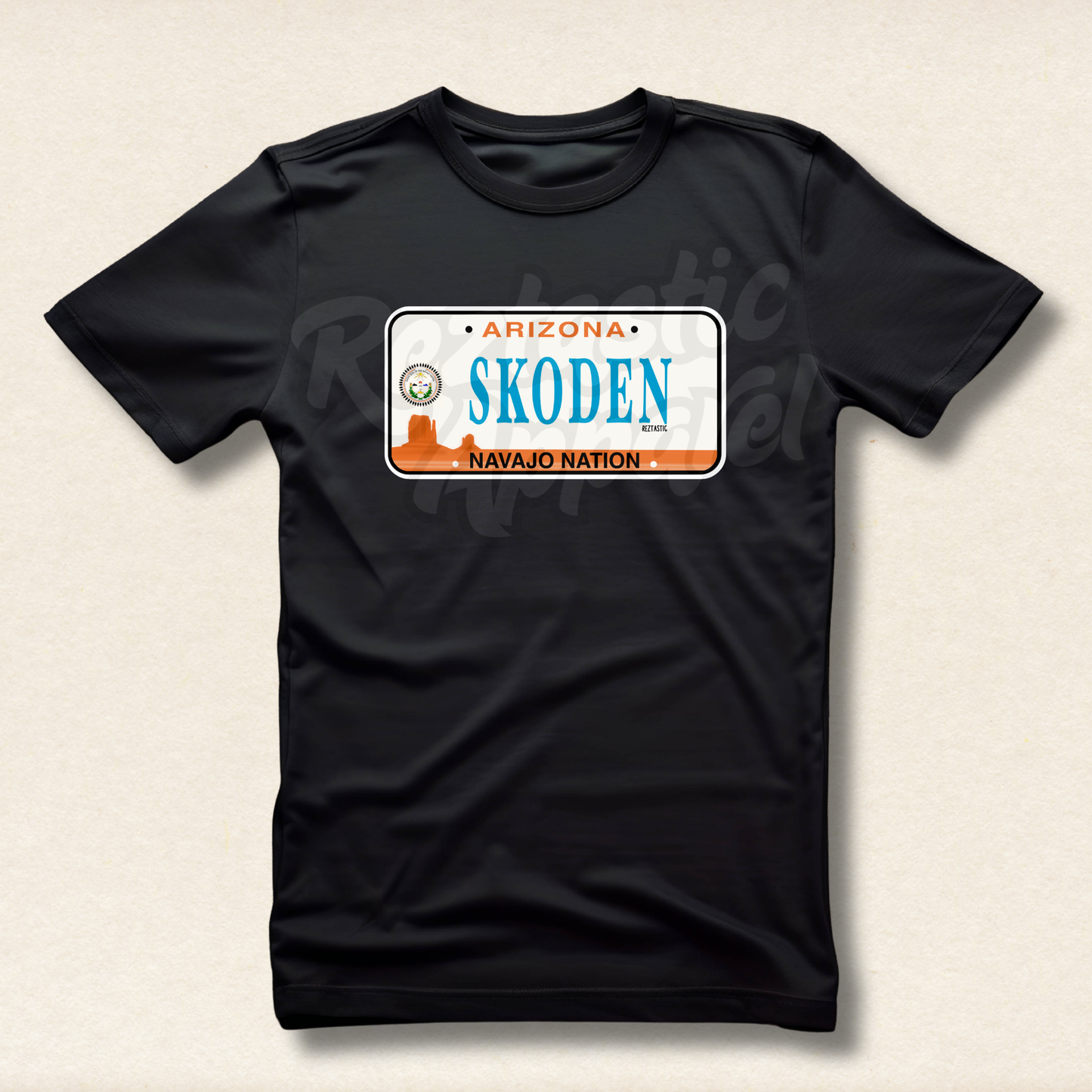 Skoden- License Plate T-Shirt- Adults