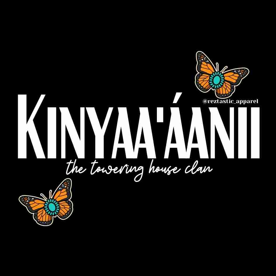 Kiyaa'áanii- The Towering House Clan- Cluster Butterflies- T-Shirt