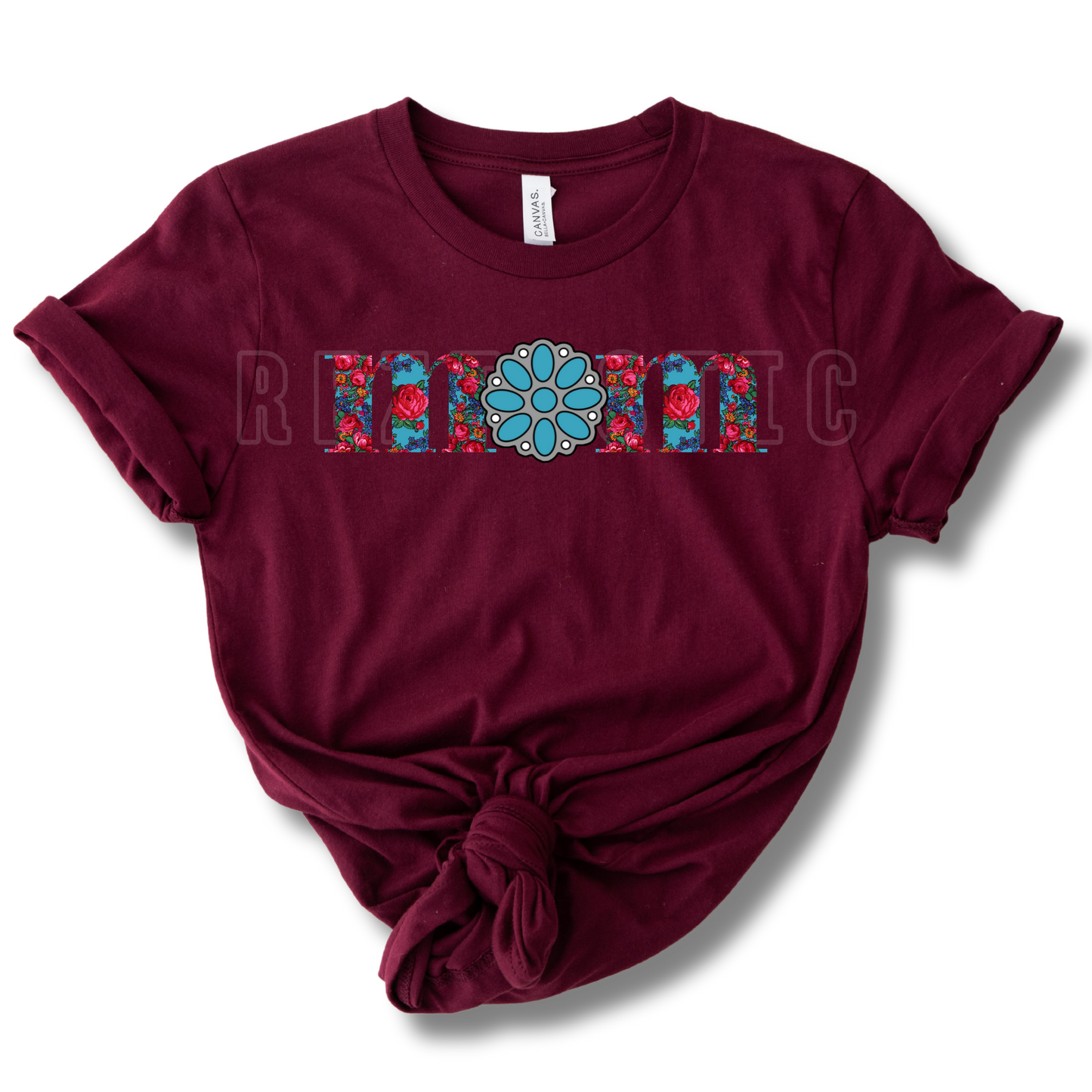 Turquoise Mom - T-Shirt - Adult