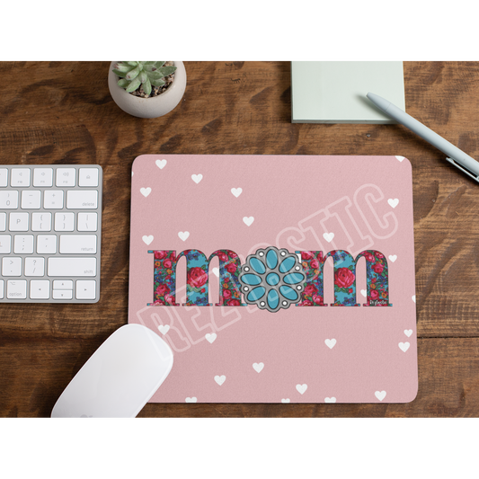 Turquoise Mom - Mouse Pad
