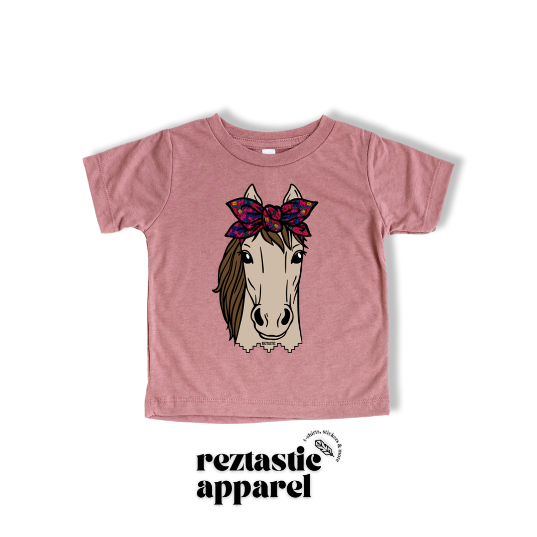 Horse w/ scarf - T-Shirt - Toddlers